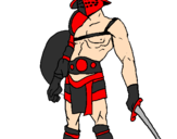 Coloring page Gladiator painted byJsse
