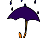 Coloring page Umbrella painted byISAAC 