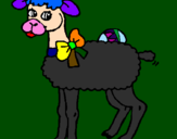Coloring page Lamb painted bypopstar89