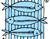 Coloring page Fish painted byMartin Alonso