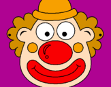 Coloring page Clown painted bydaniel