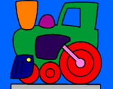 Coloring page Train painted bycynthia