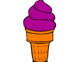 Coloring page Soft ice-cream painted bytatiana@
