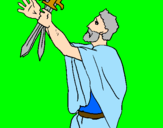 Coloring page The father of the Horatii painted byKatie