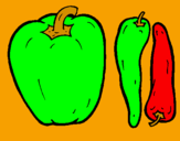 Coloring page Peppers painted bytanadia