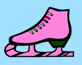 Coloring page Figure skate painted bymaria      rocio