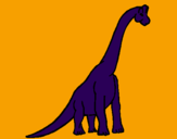 Coloring page Brachiosaurus painted bymaximo