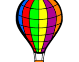 Coloring page Hot-air balloon painted byvale289
