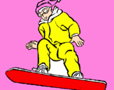 Coloring page Snowboard painted bymatias rocha