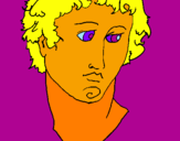 Coloring page Bust of Alexander the Great painted byJOEL
