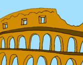 Coloring page Colosseum painted byisadora