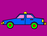 Coloring page Taxi painted byTEFI