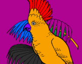 Coloring page Cockatoo painted byjulia