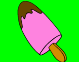 Coloring page Creamy ice-cream painted bysumer