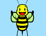 Coloring page Little bee painted bymoshi count