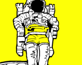 Coloring page Astronaut painted byjose antonio