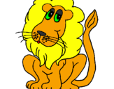 Coloring page Lion painted byFELIPE