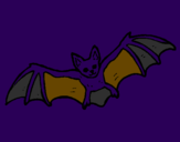 Coloring page Flying bat painted by.m,,,,,,,,,,,ssdfr4567,,,