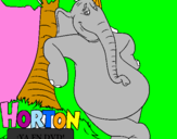 Coloring page Horton painted byalexis hohimer