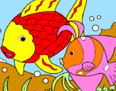 Coloring page Fish painted byviolet