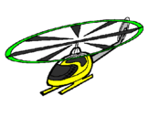 Coloring page Helicopter painted byrafael