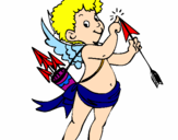 Coloring page Cupid painted byDoods