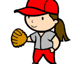 Coloring page Baseball player painted byBailey