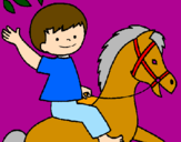 Coloring page Horse painted byaiste112