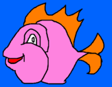 Coloring page Fish painted byDarielys