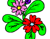 Coloring page Flowers painted bygiada