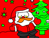Coloring page Santa Claus painted byBecca6