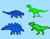 Coloring page Land dinosaurs painted byEUGENEANDKAI