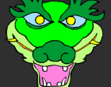 Coloring page Dragon painted bypuppy