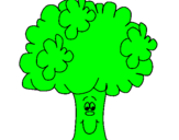 Coloring page Broccoli painted byfaitmai isel