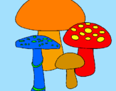 Coloring page Mushrooms painted byharry4717