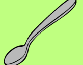 Coloring page Spoon painted byprisilla