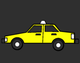 Coloring page Taxi painted bysamuel