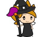 Coloring page Witch Turpentine painted byolmjuhobgtrdessssssssqaaa