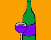 Coloring page Wine painted byviviana