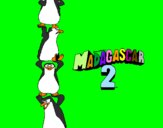 Coloring page Madagascar 2 Penguins painted byAAVA
