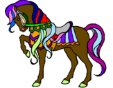 Coloring page Horse painted bypopstar89