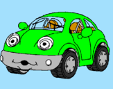 Coloring page Herbie painted bykoty