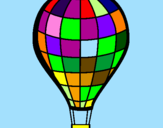 Coloring page Hot-air balloon painted byadrian dartayet