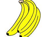 Coloring page Bananas painted bydesign
