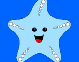 Coloring page Starfish painted bymariana