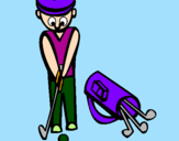 Coloring page Golf II painted byraul