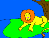 Coloring page The Lion King painted byOliverA