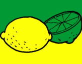 Coloring page lemon painted byemily
