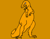 Coloring page Tyrannosaurus rex painted byjenzel