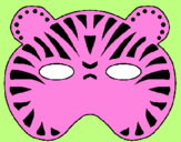 Coloring page Tiger painted byJess
